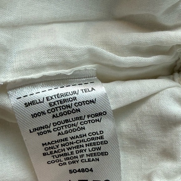 NWT LOFT Women’s White Embroidered Cotton Shorts Size M - Picture 12 of 12